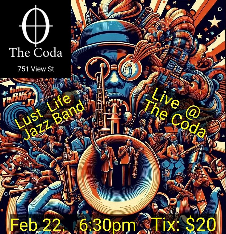 Lust Life Jazz Band Live at The Coda Nightclub Victoria BC Feb 22 2024